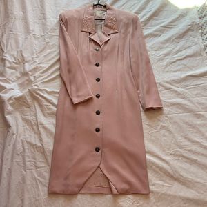 Vintage lined coat dress